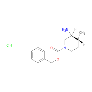 （3R，4S）-3-氨基-4-甲基哌啶-1-甲酸苄酯盐酸盐