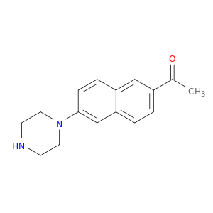 Ethanone, 1-[6-(1-piperazinyl)-2-naphthalenyl]-