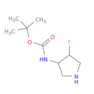 (4-氟吡咯烷-3-基)氨基甲酸叔丁酯