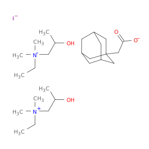 (2-HYDROXYPROPYL)DIMETHYLETHYLAMMONIUM IODIDE 1-ADAMANTANEACETATE