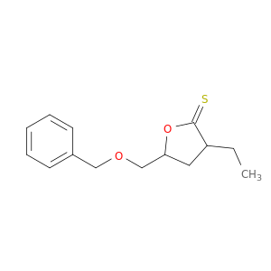 2(3H)-Furanthione, 3-ethyldihydro-5-[(phenylmethoxy)methyl]-