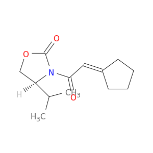 2-Oxazolidinone, 3-(cyclopentylideneacetyl)-4-(1-methylethyl)-, (S)-