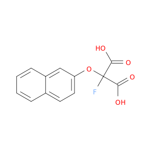 Propanedioic acid, fluoro(2-naphthalenyloxy)-