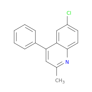 Quinoline, 6-chloro-2-methyl-4-phenyl-
