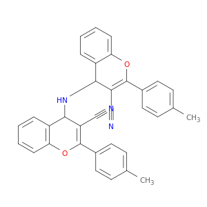 4H-1-Benzopyran-3-carbonitrile, 4,4'-iminobis[2-(4-methylphenyl)-