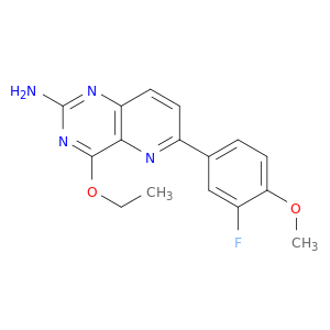 Pyrido[3,2-d]pyrimidin-2-amine, 4-ethoxy-6-(3-fluoro-4-methoxyphenyl)-