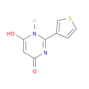 4(1H)-Pyrimidinone, 6-hydroxy-2-(3-thienyl)-