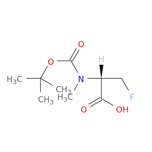 D-Alanine, N-[(1,1-dimethylethoxy)carbonyl]-3-fluoro-N-methyl-