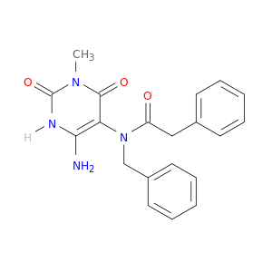 Benzeneacetamide,N-(4-amino-1,2,3,6-tetrahydro-1-methyl-2,6-dioxo-5-pyrimidinyl)-N-(phenylmethyl)-
