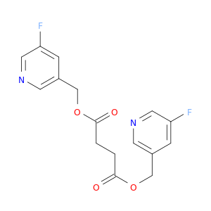 Butanedioic acid,1,4-bis[(5-fluoro-3-pyridinyl)methyl] ester