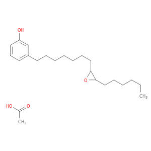Phenol, 3-[7-(3-hexyloxiranyl)heptyl]-, acetate