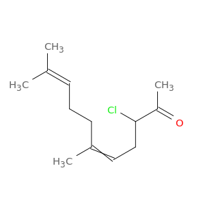 5,9-Undecadien-2-one, 3-chloro-6,10-dimethyl-