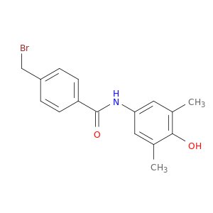 Benzamide, 4-(bromomethyl)-N-(4-hydroxy-3,5-dimethylphenyl)-