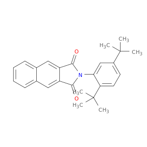 1H-Benz[f]isoindole-1,3(2H)-dione, 2-[2,5-bis(1,1-dimethylethyl)phenyl]-