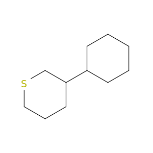 2H-Thiopyran, 3-cyclohexyltetrahydro-