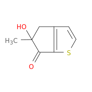 6H-Cyclopenta[b]thiophen-6-one, 4,5-dihydro-5-hydroxy-5-methyl-