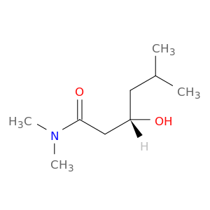 Hexanamide, 3-hydroxy-N,N,5-trimethyl-, (S)-