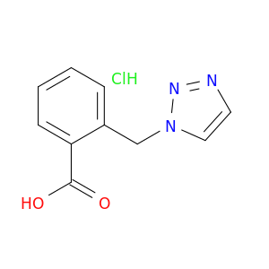 2-[(1H-1,2,3-Triazol-1-yl)methyl]benzoic acid hydrochloride