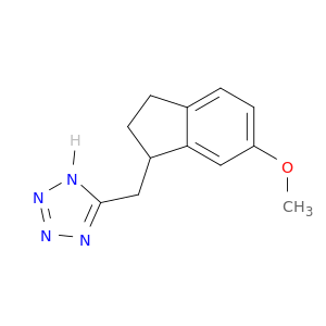 5-((2,3-DIHYDRO-6-METHOXY-1H-INDEN-1-YL)METHYL)-1H-TETRAZOLE