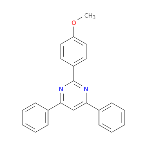 Pyrimidine, 2-(4-methoxyphenyl)-4,6-diphenyl-