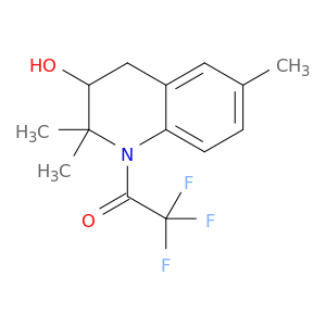 3-Quinolinol, 1,2,3,4-tetrahydro-2,2,6-trimethyl-1-(trifluoroacetyl)-