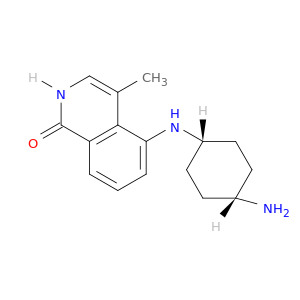 1(2H)-Isoquinolinone, 5-[(cis-4-aminocyclohexyl)amino]-4-methyl-