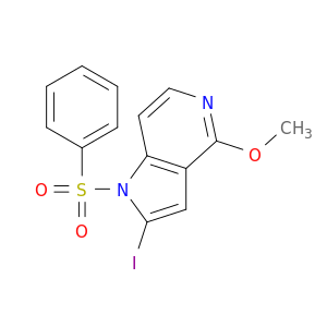 2-Iodo-4-甲氧基-1-(苯磺酰基)-1H-吡咯[3,2-C]吡啶