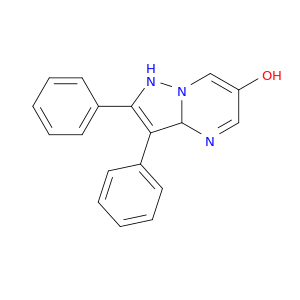 Pyrazolo[1,5-a]pyrimidin-6-ol, 1,3a-dihydro-2,3-diphenyl-