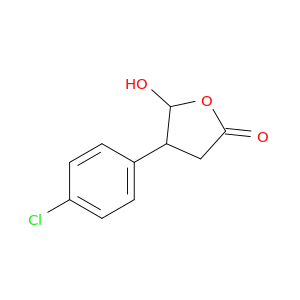 2(3H)-Furanone, 4-(4-chlorophenyl)dihydro-5-hydroxy-