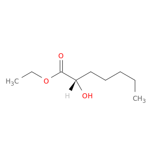 Heptanoic acid, 2-hydroxy-, ethyl ester, (2S)-