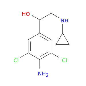 1-(4-amino-3,5-dichlorophenyl)-2-(cyclopropylamino)ethanol