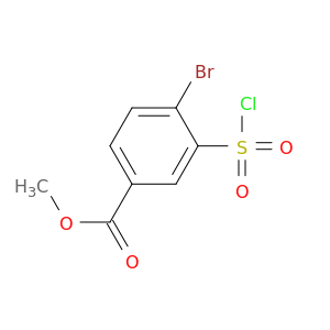 4-溴-3-(氯磺酰基)苯甲酸甲酯