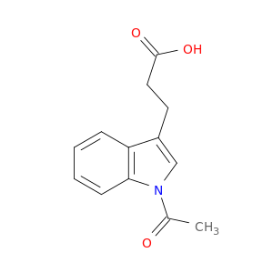 1H-Indole-3-propanoicacid, 1-acetyl-