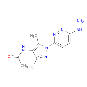 N-(1-(6-HYDRAZINO-3-PYRIDAZINYL)-3,5-DIMETHYL-1H-PYRAZOL-4-YL)ACETAMIDE