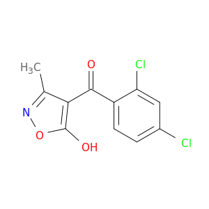 Methanone, (2,4-dichlorophenyl)(5-hydroxy-3-methyl-4-isoxazolyl)-