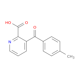 2-Pyridinecarboxylic acid, 3-(4-methylbenzoyl)-