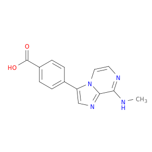 Benzoic acid, 4-[8-(methylamino)imidazo[1,2-a]pyrazin-3-yl]-
