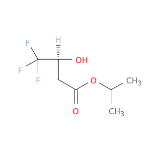 Butanoic acid, 4,4,4-trifluoro-3-hydroxy-, 1-methylethyl ester, (3S)-