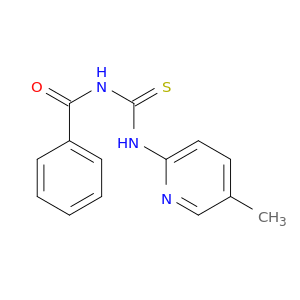 Benzamide, N-[[(5-methyl-2-pyridinyl)amino]thioxomethyl]-
