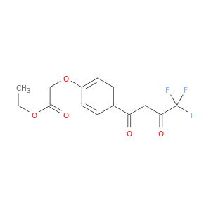 Acetic acid, [4-(4,4,4-trifluoro-1,3-dioxobutyl)phenoxy]-, ethyl ester