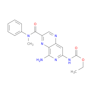 Carbamic acid, [5-amino-3-[(methylphenylamino)carbonyl]pyrido[3,4-b]pyrazin-7-yl]-, ethyl ester (9CI)