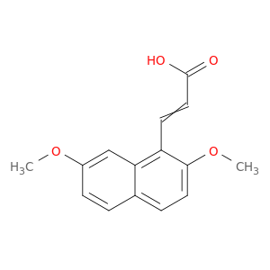 2-Propenoic acid, 3-(2,7-dimethoxy-1-naphthalenyl)-