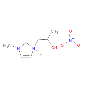 1H-Imidazolium, 1-(2-hydroxypropyl)-3-methyl-, nitrate