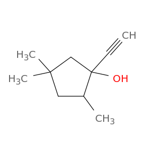 Cyclopentanol, 1-ethynyl-2,4,4-trimethyl-