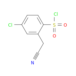 4-Chloro-2-(cyanomethyl)benzene-1-sulfonyl chloride