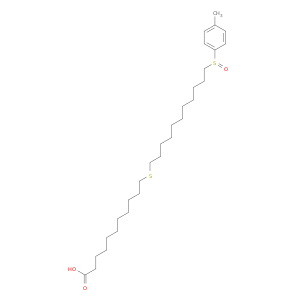 Undecanoic acid, 11-[[11-[(4-methylphenyl)sulfinyl]undecyl]thio]-