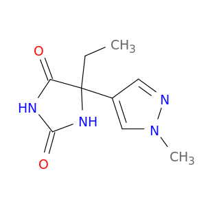 5-乙基-5-(1-甲基-1H-吡唑-4-基)咪唑烷-2,4-二酮
