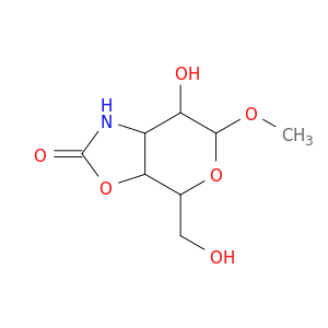 7-hydroxy-4-(hydroxymethyl)-6-methoxyhexahydro-2h-pyrano[4,3-d][1,3]oxazol-2-one
