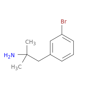 1-(3-Bromophenyl)-2-methylpropan-2-amine