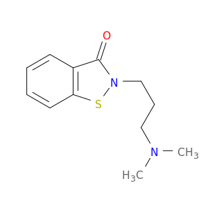 2-[3-(二甲基氨基)丙基]-1,2-苯并噻唑-3(2h)-酮